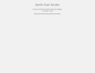 berlin-fuer-kinder.de screenshot