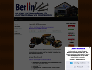 berlin-zimmereibedarf.de screenshot