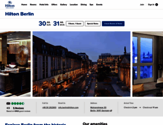 berlin.hilton.com screenshot