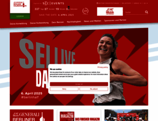 berliner-halbmarathon.de screenshot