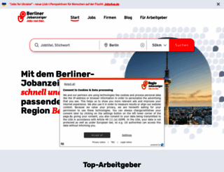 berliner-jobanzeiger.de screenshot