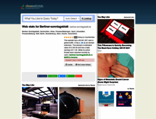 berliner-sonntagsblatt.de.clearwebstats.com screenshot