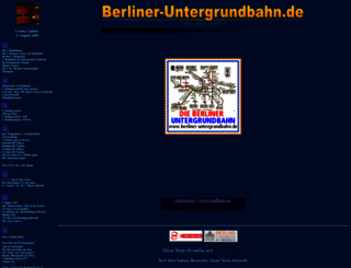 berliner-untergrundbahn.de screenshot