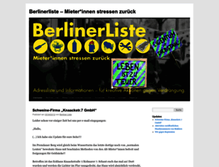 berlinerliste.noblogs.org screenshot