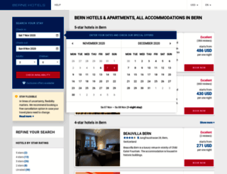 bern-hotel.com screenshot