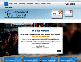 bernarddental.com screenshot
