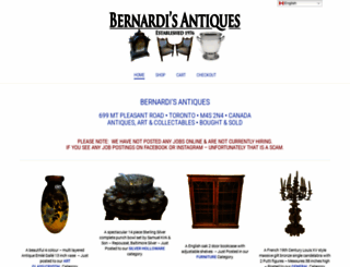 bernardisantiques.com screenshot