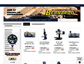 bernardo-maschinen.com screenshot