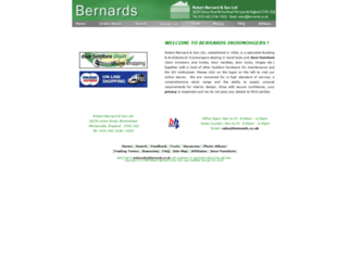 bernards.co.uk screenshot