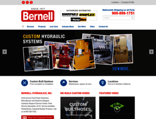 bernellhydraulics.com screenshot