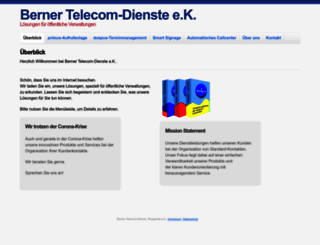 berner-telecom.de screenshot