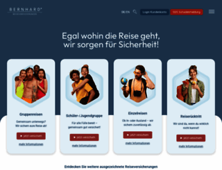 bernhard-reise.com screenshot