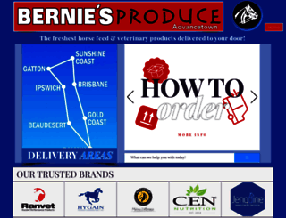berniesproduce.com screenshot