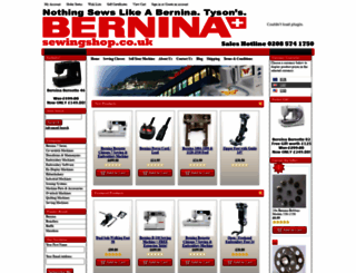 berninasewingshop.com screenshot
