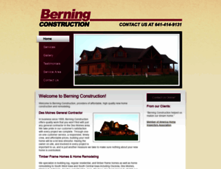 berningconstruction.com screenshot
