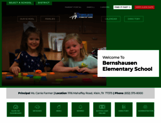 bernshausen.kleinisd.net screenshot