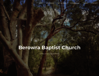 berowrabaptist.org.au screenshot
