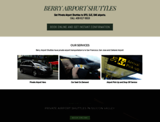 berryairportshuttle.com screenshot