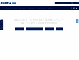 bertling.com screenshot