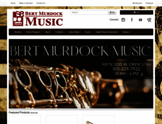bertmurdockmusic.com screenshot