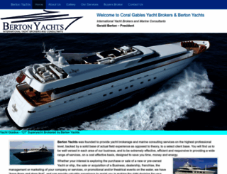 bertonyachts.com screenshot