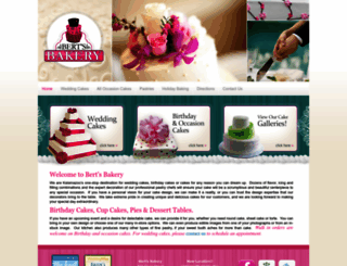 bertsbakery.com screenshot
