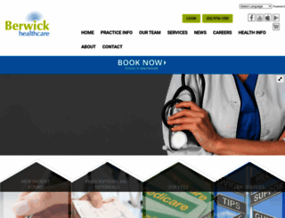 berwickhealthcare.com.au screenshot