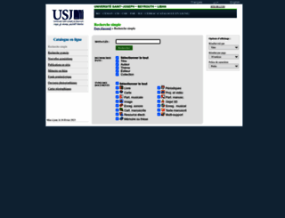 berytos-csh.usj.edu.lb screenshot