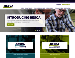besca.org.uk screenshot