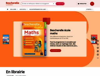 bescherelle.com screenshot