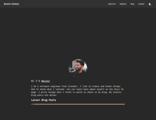 besimgurbuz.com screenshot