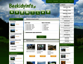 beskidyinfo.pl screenshot