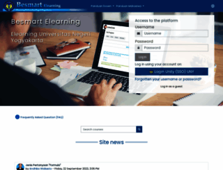 besmart.uny.ac.id screenshot