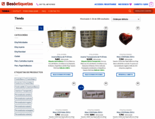 besoetiquetas.com screenshot