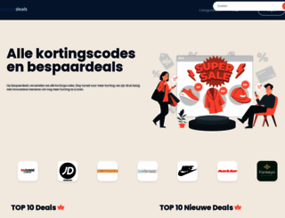 bespaardeals.nl screenshot