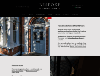 bespokefrontdoor.com screenshot