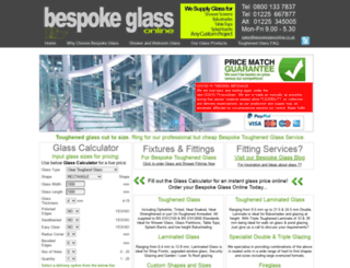 bespokeglassonline.co.uk screenshot