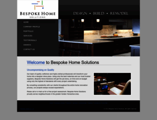 bespokehomesolutions.com screenshot