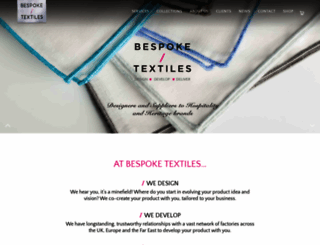 bespoketextiles.co.uk screenshot