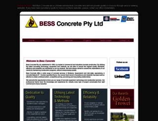 bessconcrete.com.au screenshot
