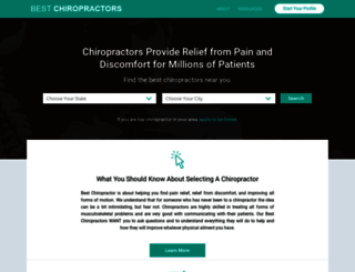 best-chiropractors.org screenshot