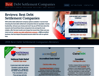 best-debt-settlement-companies.net screenshot