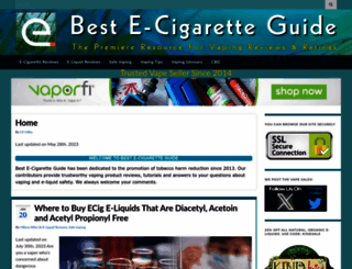 best-e-cigarette-guide.com screenshot