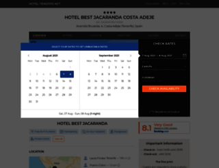 best-jacaranda.adeje.hotel-tenerife.net screenshot