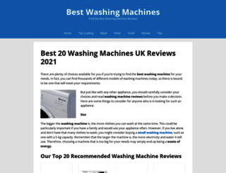 best-washing-machine.co.uk screenshot