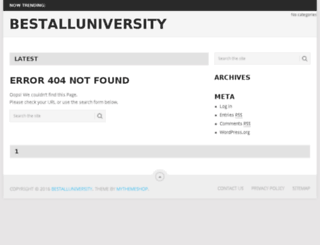 bestalluniversity.com screenshot