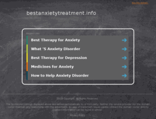 bestanxietytreatment.info screenshot