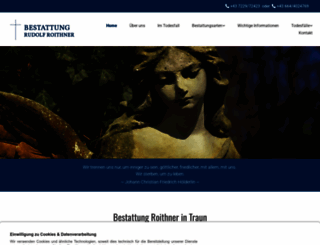 bestattung-roithner.at screenshot