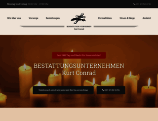 bestattungen-conrad.com screenshot