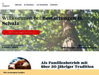 bestattungen-d-schulz.de screenshot